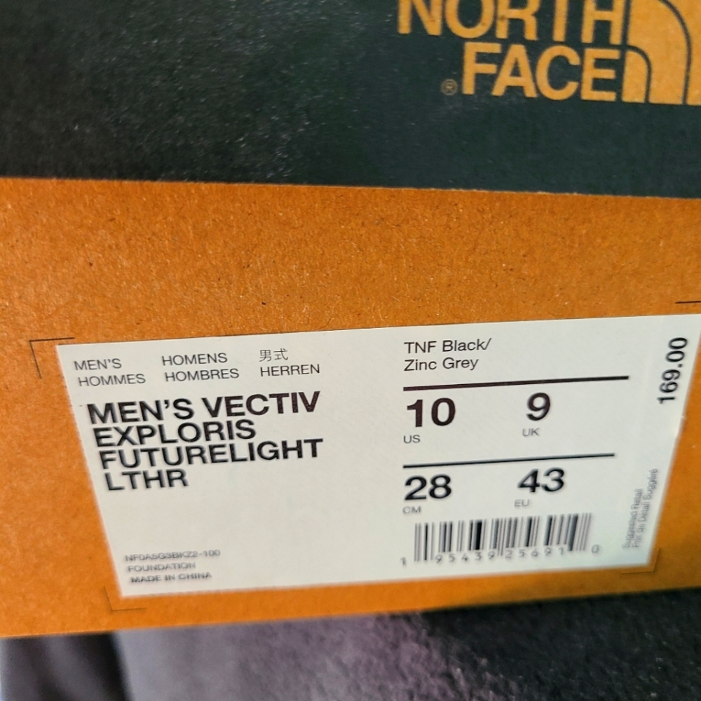North face men's vectiv exploris futurelight lthr